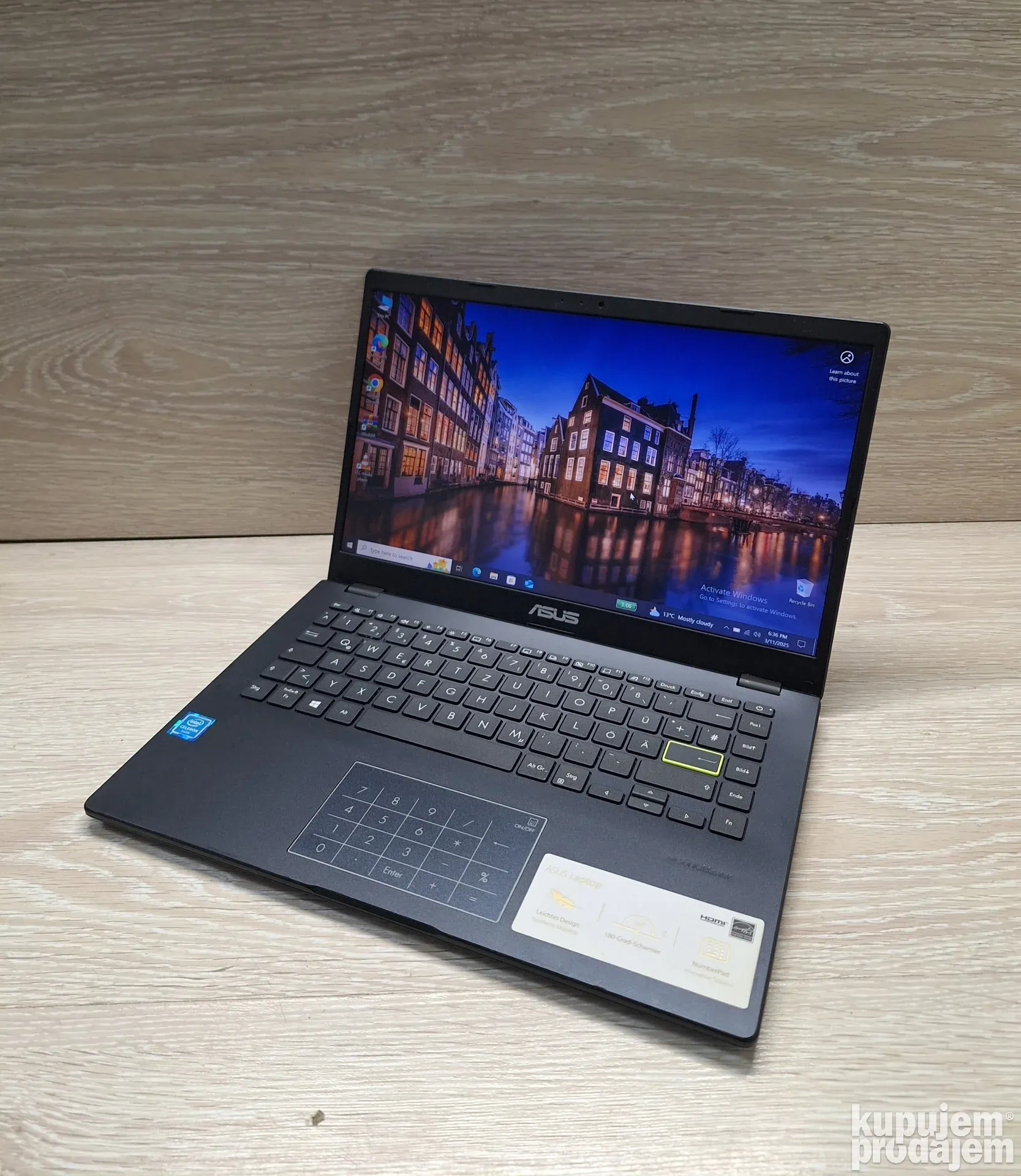 Asus E410MA Intel N4020 /4gb/256gb SSD - 856