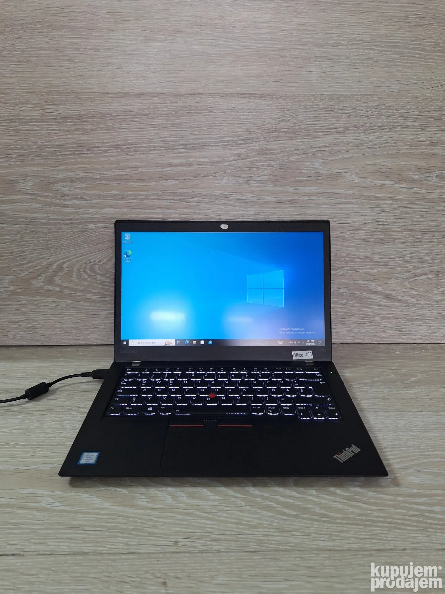Lenovo T470s i5/8gb DDR4/HD520/256gb - 897