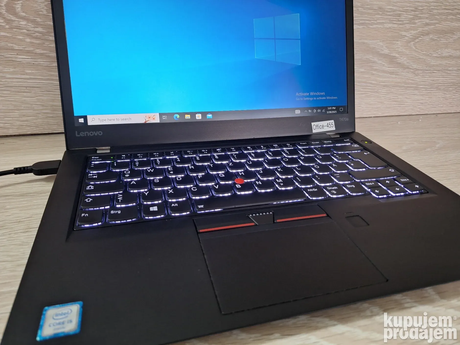 Lenovo T470s i5/8gb DDR4/HD520/256gb - 897