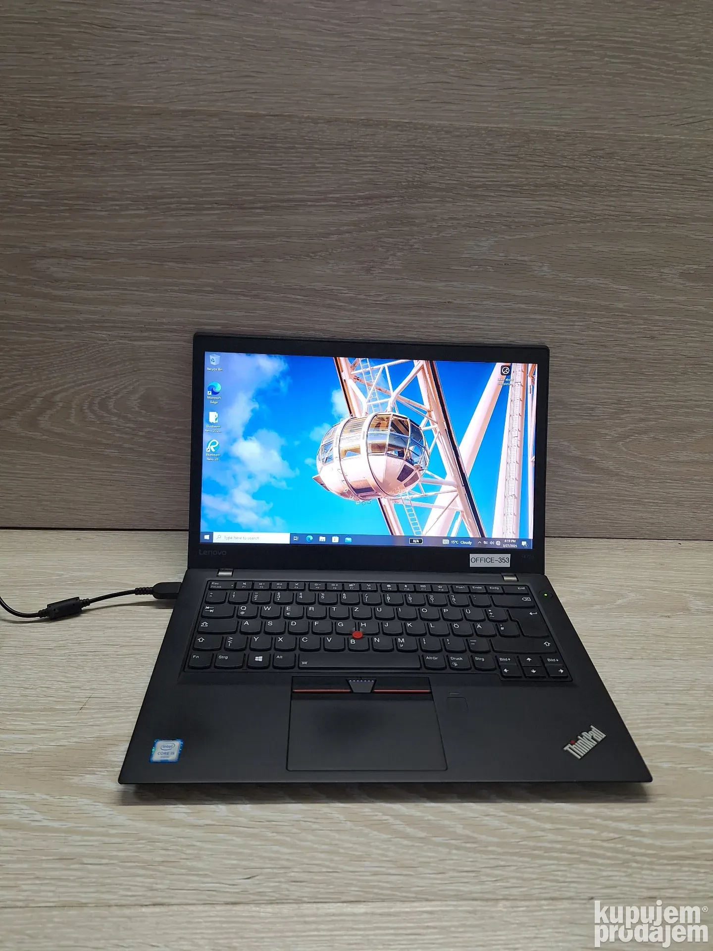 Lenovo T470s Intel i5/8gb DDR4/HD520/128gb - 881