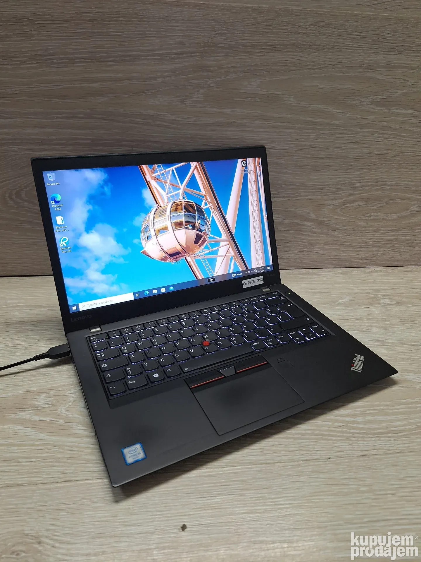 Lenovo T470s Intel i5/8gb DDR4/HD520/128gb - 881
