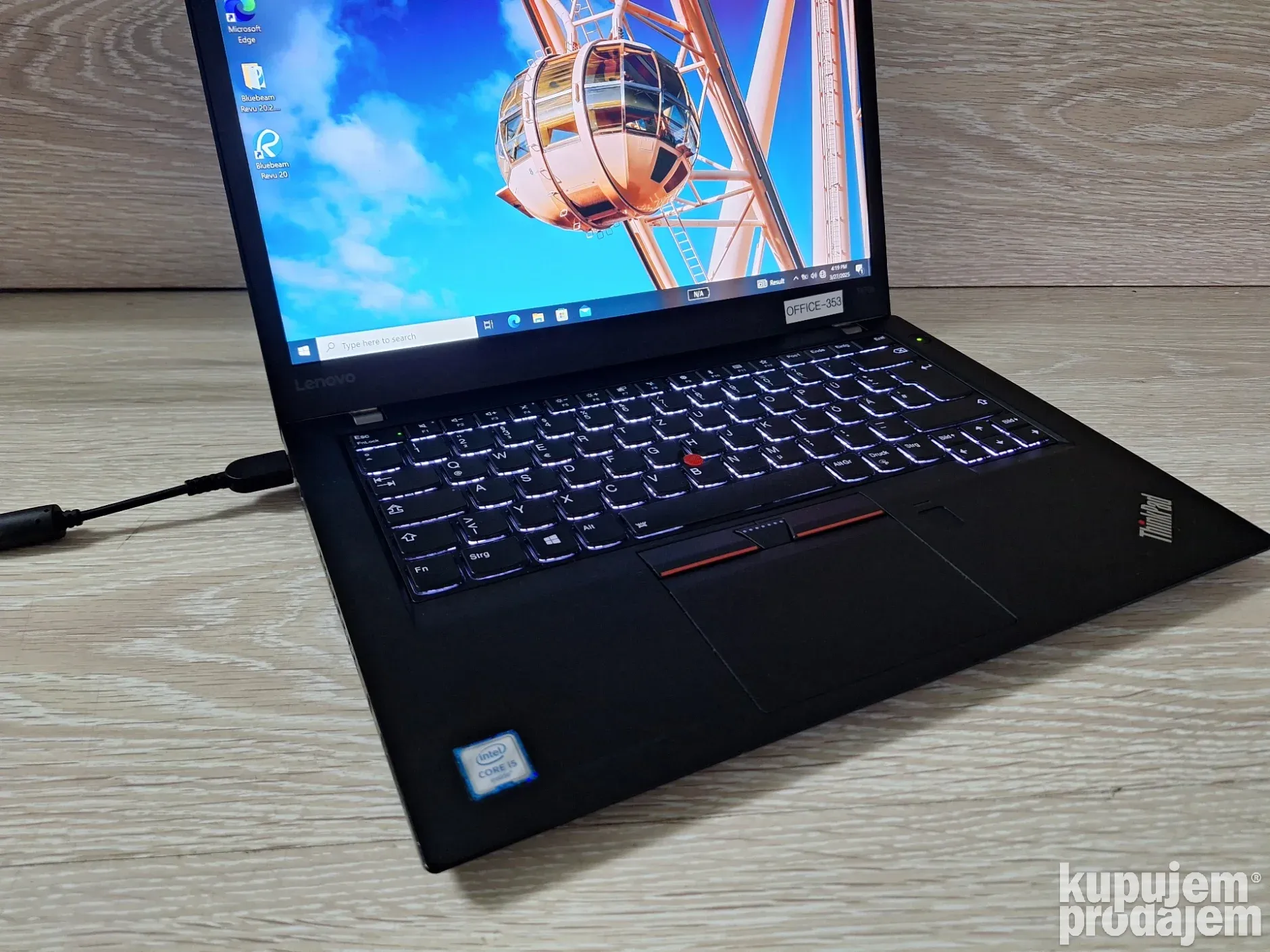Lenovo T470s Intel i5/8gb DDR4/HD520/128gb - 881