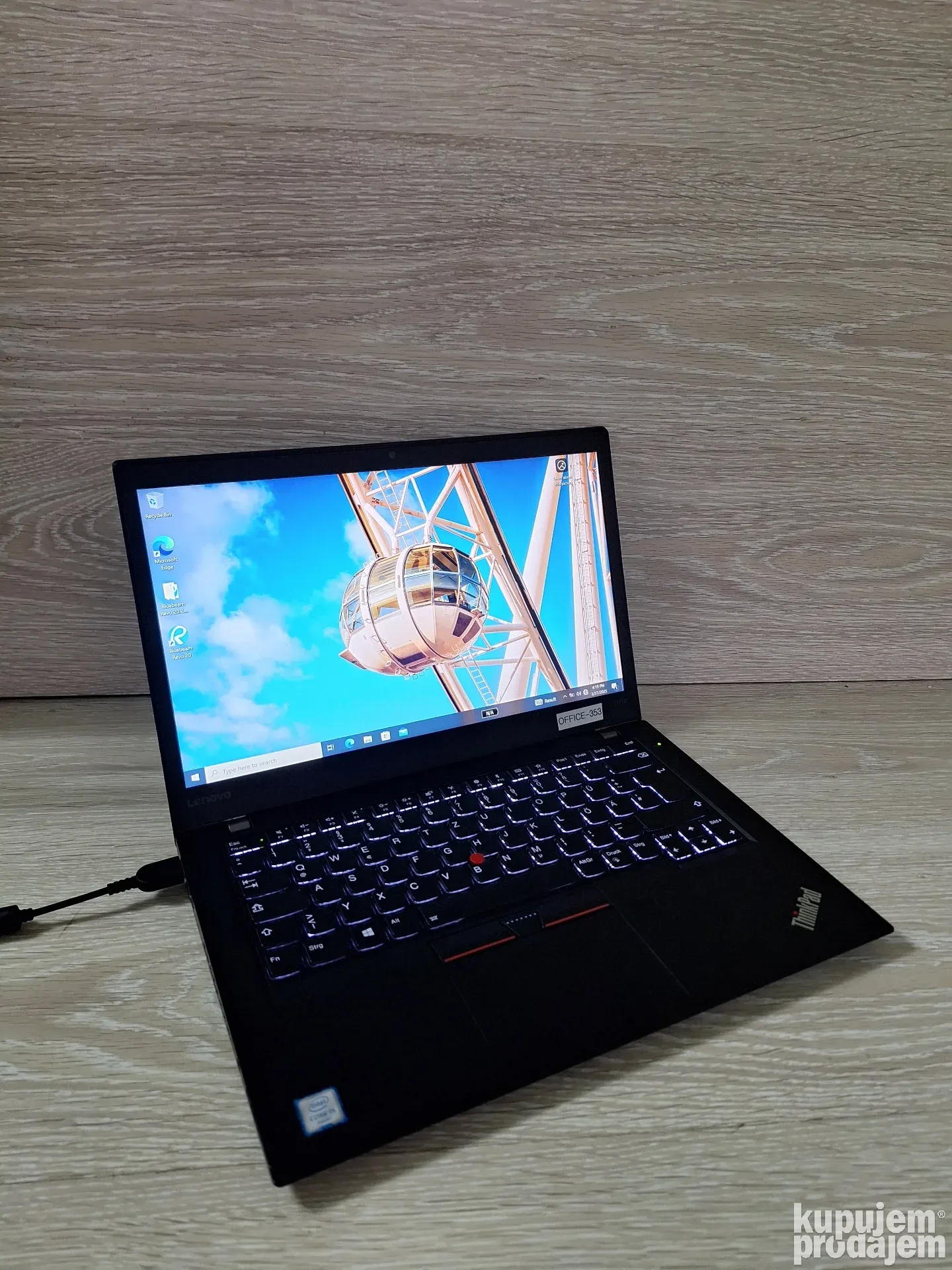 Lenovo T470s Intel i5/8gb DDR4/HD520/128gb - 881